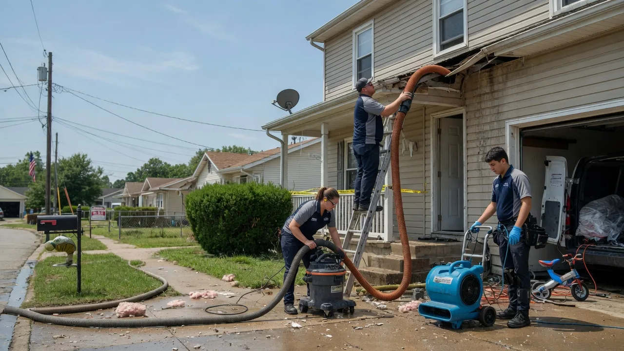 Water Damage Restoration in Grantville, KS near me